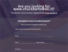 Tablet Screenshot of chuckbartowski.it